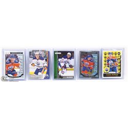 LOT OF 5 CONNOR MCDAVID ROOKIE CARDS.
