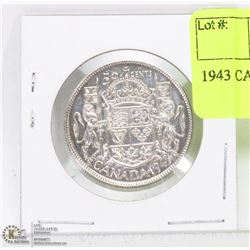 1943 CANADIAN 50 CENT PIECE