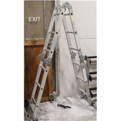 6FT - 12FT MULTI FOLD ALUMINUM LADDER