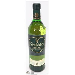 GLENFIDDICH SINGLE MALT SCOTCH WHISKEY 12 YEARS