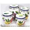Image 1 : 4PC CANISTER SET
