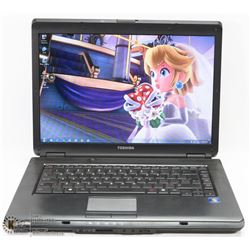 TOSHIBA SATELLITE LAPTOP W/ WIN 7 PRO/MS OFFICE