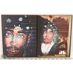 LOT OF 2 TUPAC ART