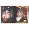 Image 1 : LOT OF 2 TUPAC ART