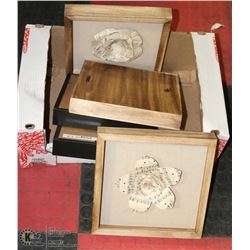 LOT OF 5 PICTURES, WALL HANGING DECOR