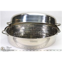 LARGE LAGOSTINA STAINLESS STEEL ROASTING