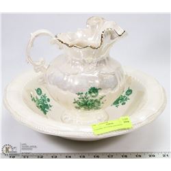 CERAMIC PITCHER AND BASIN