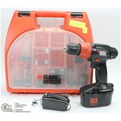 BLACK & DECKER 18 VT DRILL W/BATTERY &