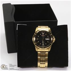 17) SEIKO SOLAR 100M MENS WATER RESISTANT WATCH