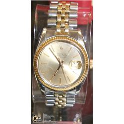 ROLEX DATEJUST 16013 36 MM 14 KT GOLD & ST. STEEL