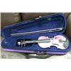 Image 1 : PURPLE ANTON BRETON 4/4 VIOLIN IN CASE WITH BOW