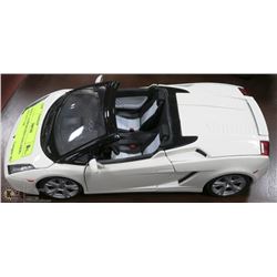 WHITE LAMBORGHINI GALLARDO DIECAST CAR -