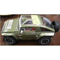 GOLD METALLIC HUMMER DIECAST CAR -