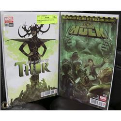 PAIR OF MODERN AGE MARVEL COMICS