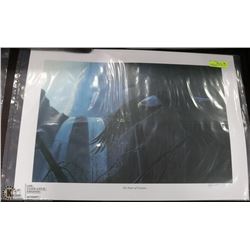 SIGNED ROB TRIBIGER (2001) PRINT 'THE POWER OF