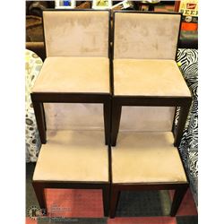 SET OF 6 MODERN DINING CHAIRS