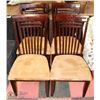 Image 1 : SET OF 4 SHOWHOME DINING CHAIRS