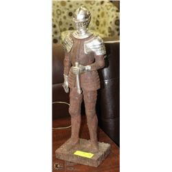 21" TALL  KNIGHT FIGURE