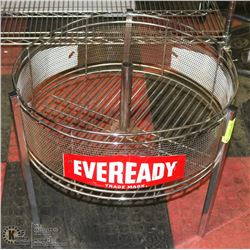 EVEREADY BATTERY CHROME STORE DISPLAY
