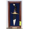Image 1 : FRANKLIN MINT COLLECTORS EAGLE DAGGER 24K PLATED