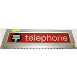 EDTEL VINTAGE TELEPHONE BOOTH HEADER DISPLAY
