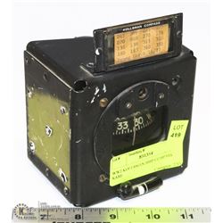 WW2 KOLLSMAN SHIP COMPASS RARE