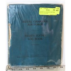 1944 ROYAL CANADIAN AIR FORCE PILOTS LOG BOOK