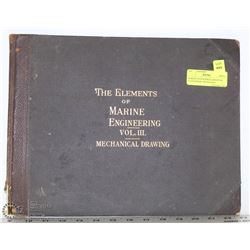 MARINE ENGINEERING DRAWING PLANS BOOK 1900 EDITION