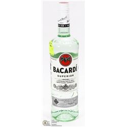 BACARDI WHITE RUM 750ML 40%