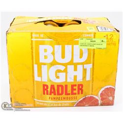 CASE OF 12 BUD LIGHT RADLER GRAPEFRUIT DRINK