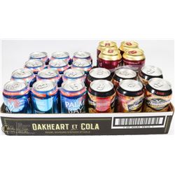 LOT OF 22 ASSORTED COOLERS WITH ALCOHOL