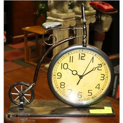 METAL BICYCLE CLOCK