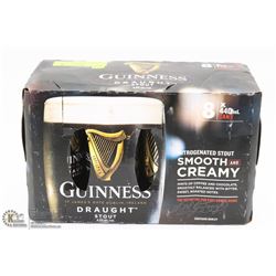 CASE OF 8 GUINNESS DRAUGHT STOUT BEER 440ML, 4.2%