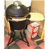 Image 3 : NEW BLACK 22" KAMADO BBQ GRILL CERAMIC COOKER,