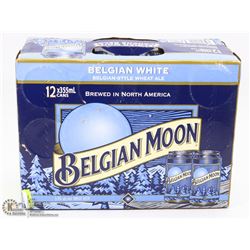 CASE OF 12 BELGIAN MOON WHEAT BEER CANS