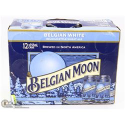 CASE OF 12 BELGIAN MOON WHEAT BEER CANS
