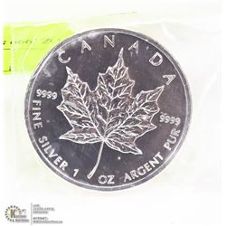 1OZ .999 SILVER MAPLE LEAF COIN