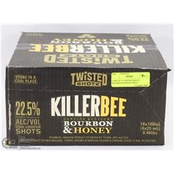CASE OF 72 TWISTED SHOTZ BOURBON & HONEY SHOT