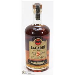 BACARDI 8 YEAR RUM 750ML 40%
