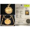 Image 1 : FEATURED SOLID GOLD PENDANT AND CHAIN