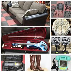 FEATURED NEW FURNITURE , LIQUOR , COLLECTIBLES