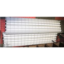 PAIR OF FLUORESCENT GARAGE LIGHTS