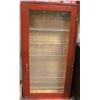 Image 1 : WOOD DISPLAY CABINET W/6 SHELVES -