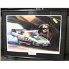 Image 1 : 75)JOHN FORCE  FRAMED PICTURE VERY RARE A CHAMPION