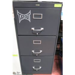 3 DRAWER FILING CABINET,