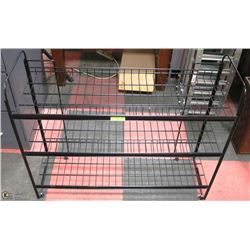 DISPLAY RACK BLACK IN COLOR