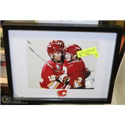 102) AUTHENTIC AUTOGRAPH DION PHANEUF FRAMED