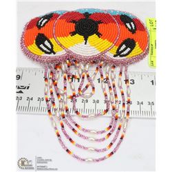 HAND BEADED NATIVE HAIR BARRETTE