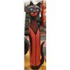 Image 1 : LARGE 23" WOODEN CAT DECORATION