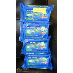 4 PKGS OF 42 PERSONAL WASHCLOTHS